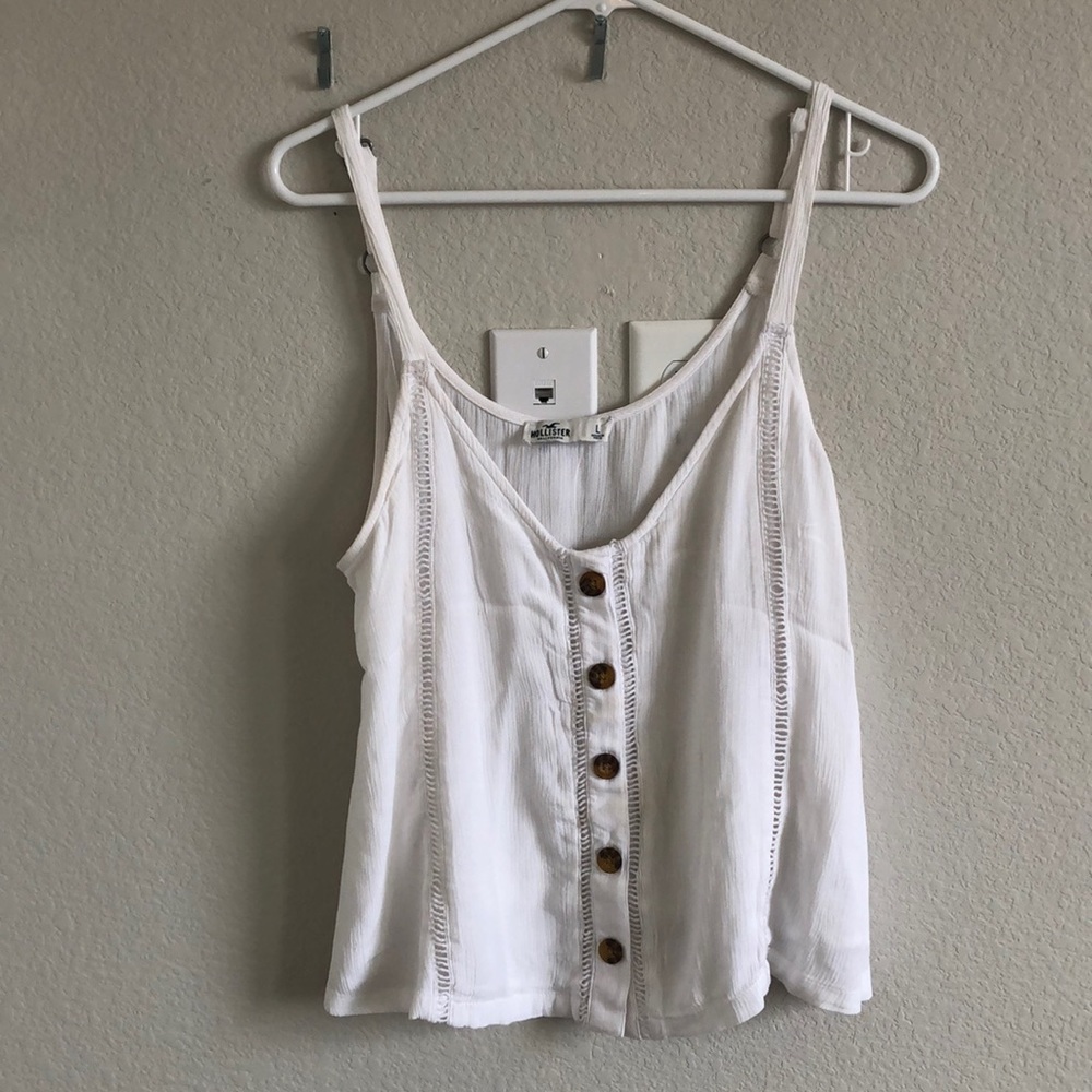 Hollister button front tank